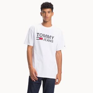 Tommy Hilfiger pánské bílé tričko Classics - M (100)